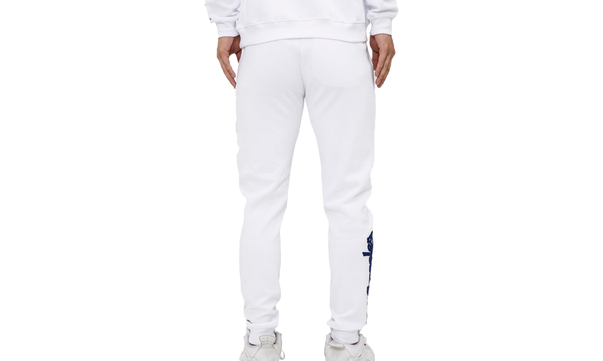 MLB Los Angeles Dodgers Logo Joggers WHT Sweatpants "White" LLD431795 WHT