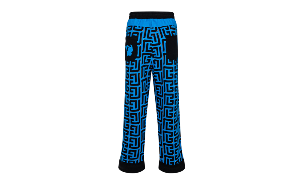 Monogram Printed Sweatpants "Balmain x Pokemon" YH3OB070GB39