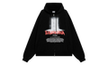 Oversized Zip-Up Hoodie "Black" 850338TUVQ91000