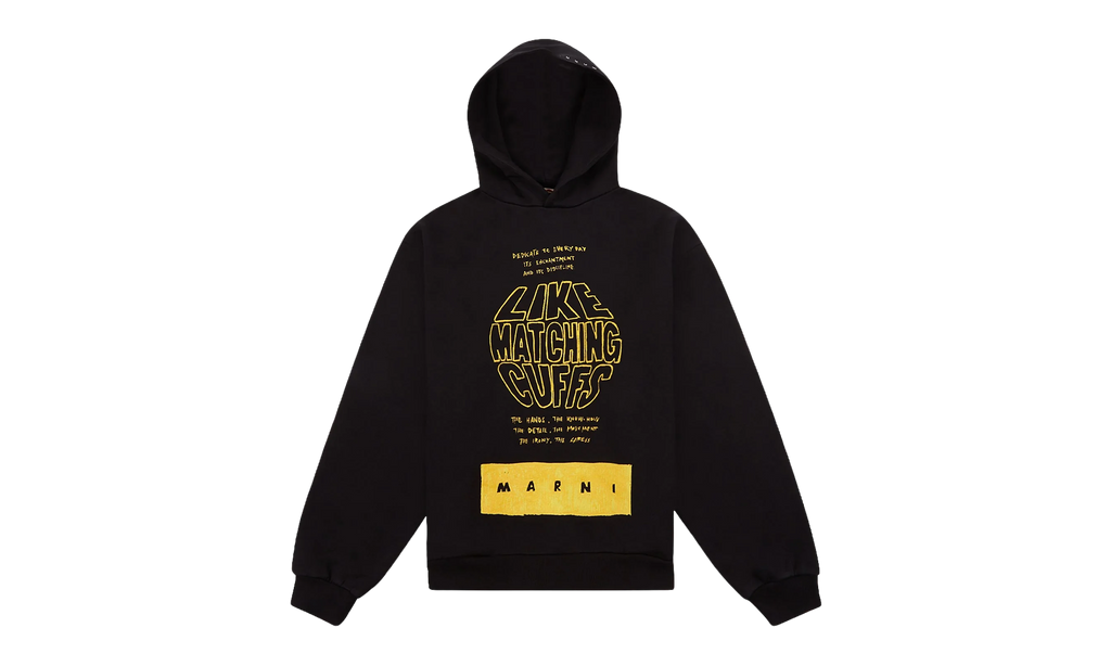 Cuffs Brushed Hoodie "Black" FUMU0067PCUN99