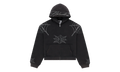 Rhinestone Web Zip Hoodie "Black" SP5der501
