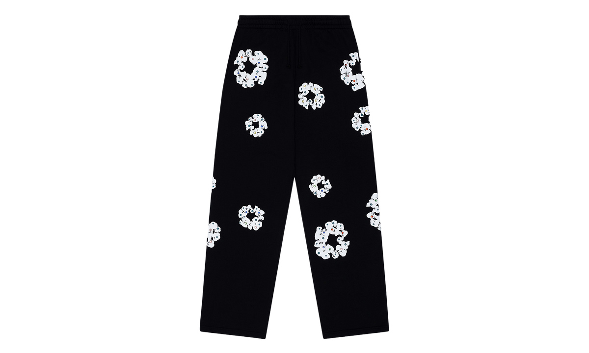 Rhinestone Sweatpants "FW25 - Black" DT420