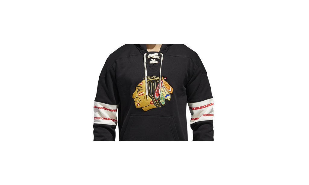 NHL Chicago Blackhawks Pullover Jersey Hoodie "Black" DN2127