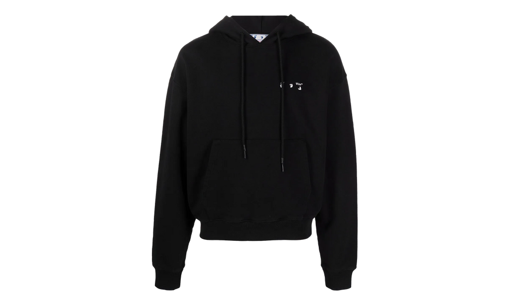 Caravag Paint Over Hoodie "Black" OMBB037C99FLE0041001