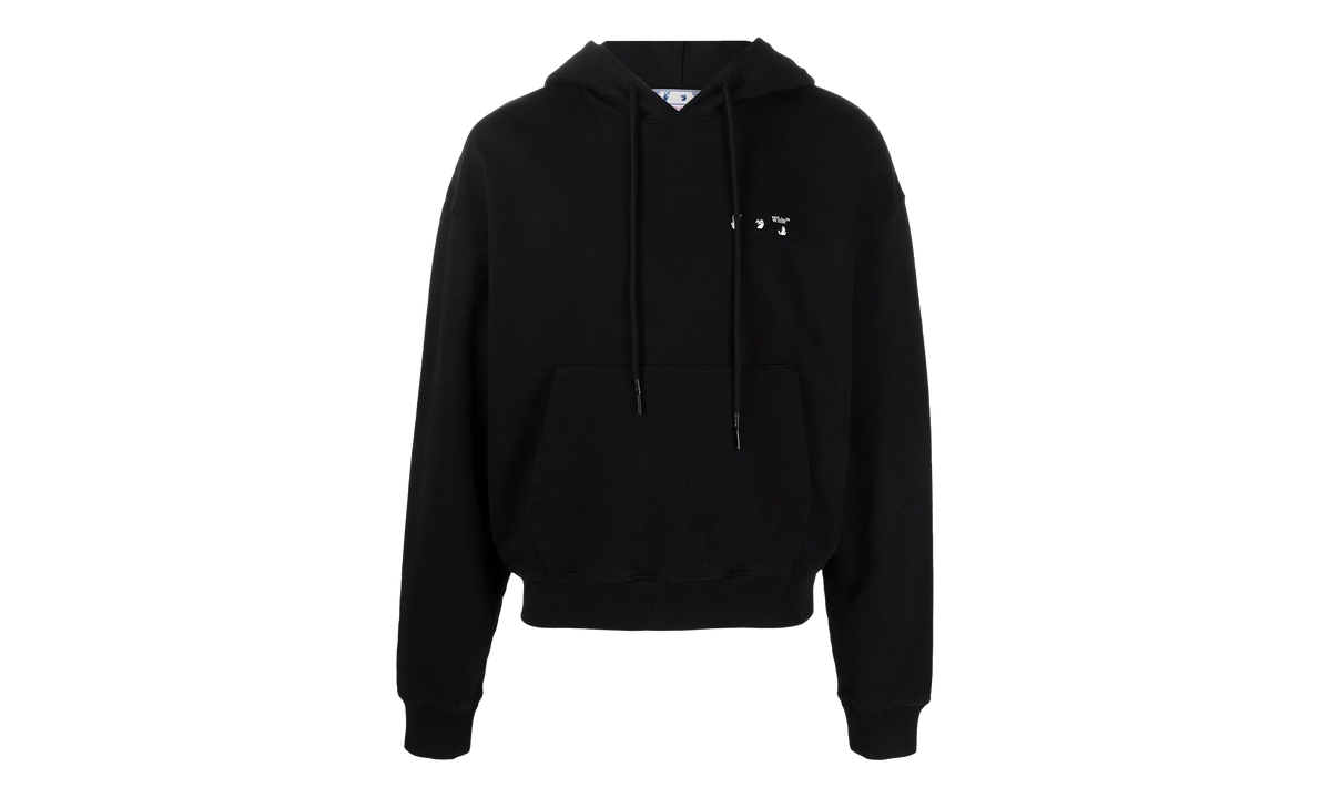 Caravag Paint Over Hoodie "Black" OMBB037C99FLE0041001