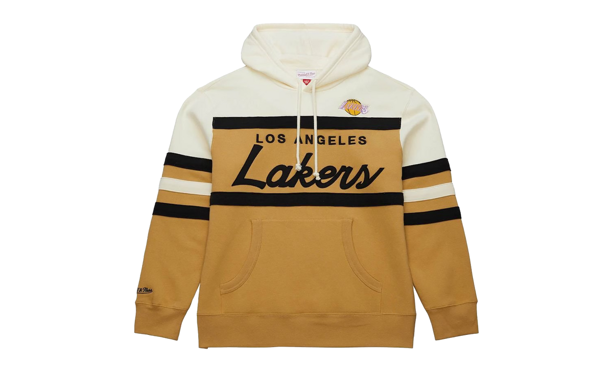 Los Angeles Lakers Coach Pullover Hoodie "Brown / Beige" TH6293-LALTNCR