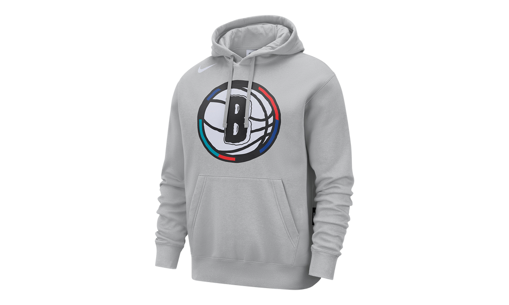 NBA Fleece Pullover Hoodie "Brooklyn Nets Club City Edition" FZ0588 007