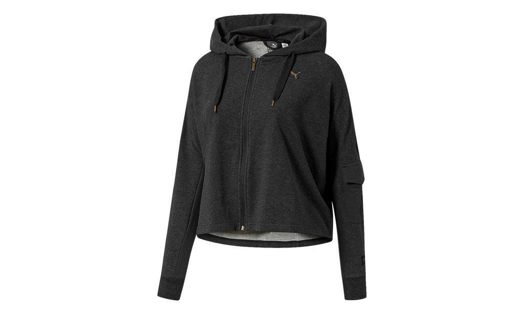 Fusion Full Zip Hoodie WMNS "Dark Gray Heather" 852100 07