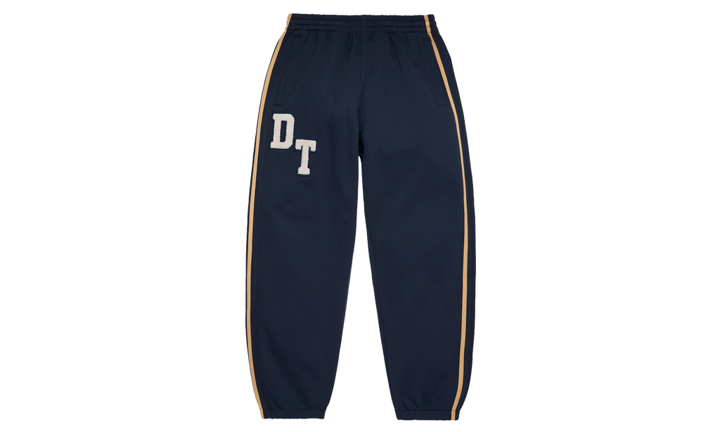 Chenille Embroidered Sweatpant "Navy" DT912