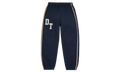 Chenille Embroidered Sweatpant "Navy" DT912