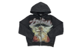 Rhinestone Hoodie "Acid Wash Black" MIXE106