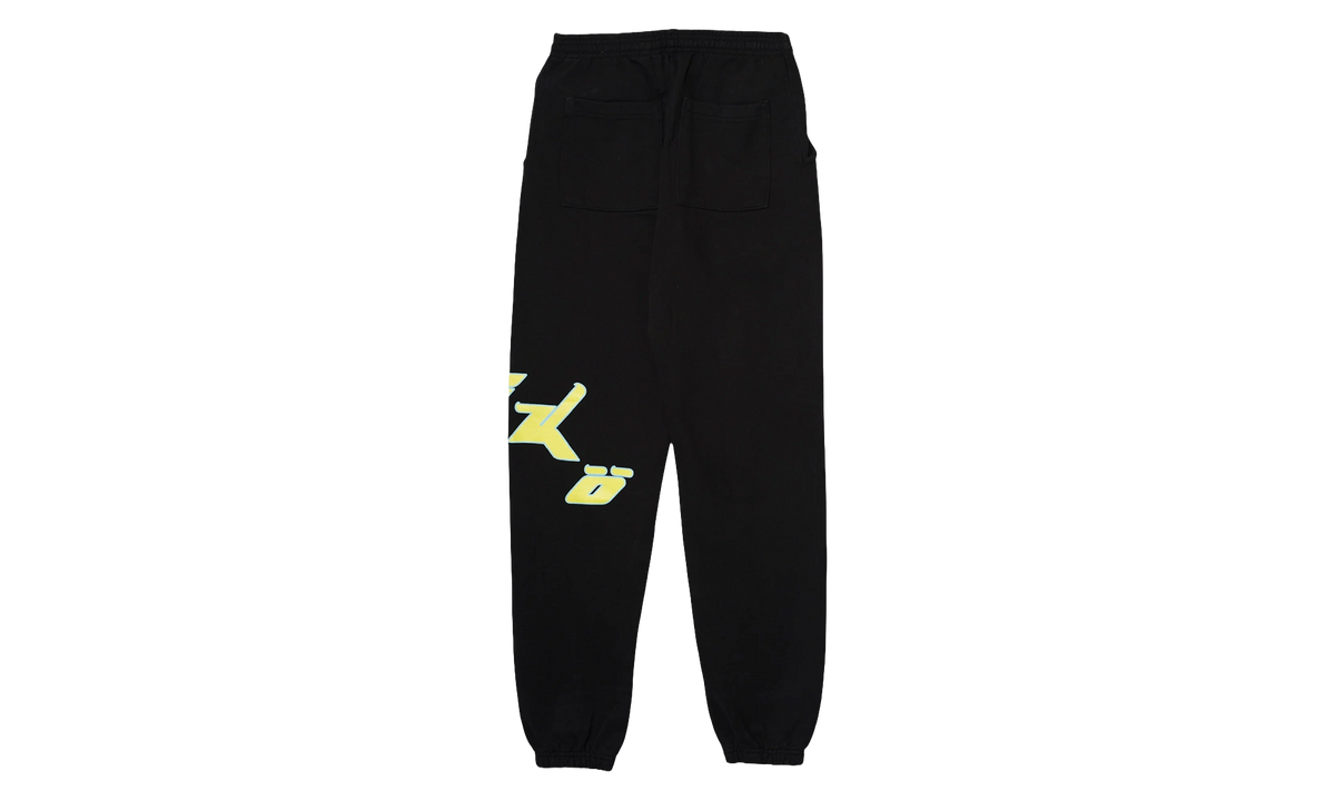 Bornfrompain OG Pain Sweatpants "Black / Lime" SCK010