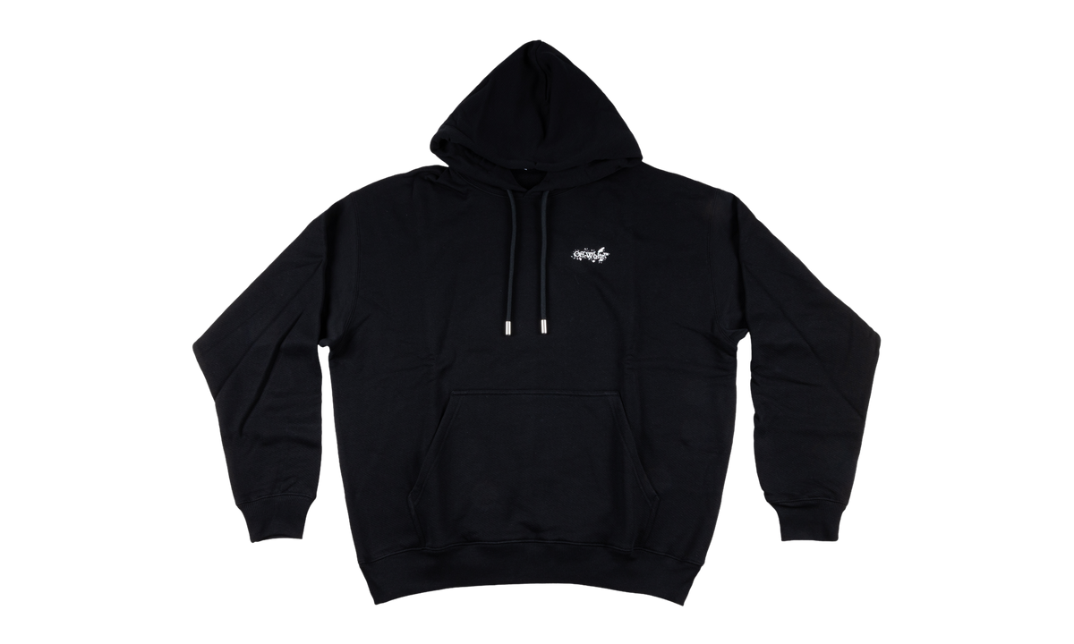 PAINT SPLATTER ARROW DIAG FRENCH TERRY HOODIE "Black" 44OWOS26K062 001