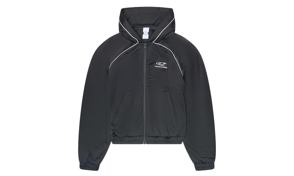 Atheleisure Jersey Zip-Up Hoodie "Black" PI00025
