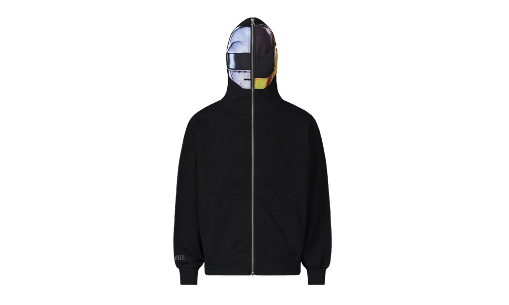 Ram Full Zip Hoodie "Daft Punk X Pleasures - Black" P25DP014