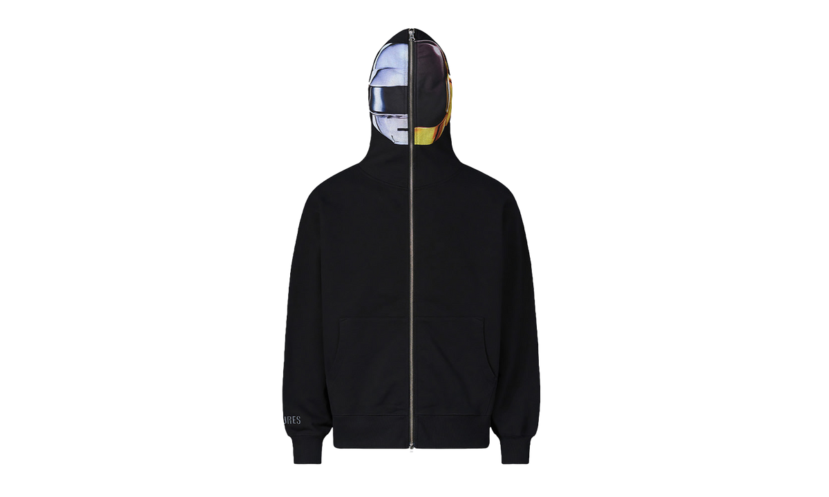 Ram Full Zip Hoodie "Daft Punk X Pleasures - Black" P25DP014
