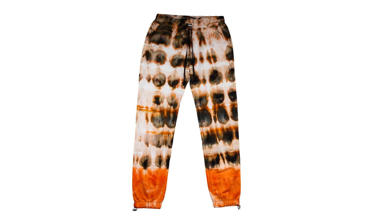 Tie Dye Sweatpants "Orange / Brown" PS22MJS010 665