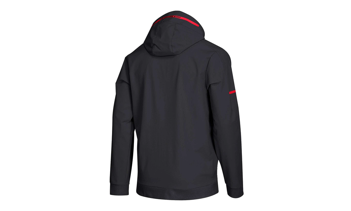 NHL Detroit Red Wings Woven Full Zip Hoodie "Black / Red" D77159