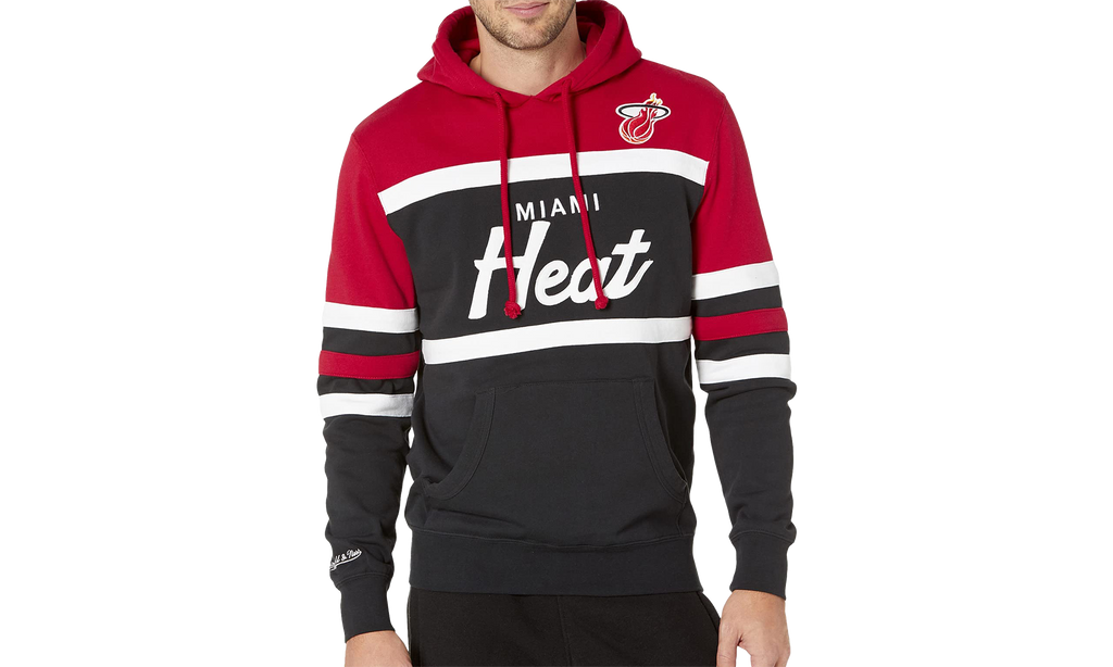 NBA HEAD COACH HOODIE HEAT "Red-Black" FPHDSC19029 MHERDBK