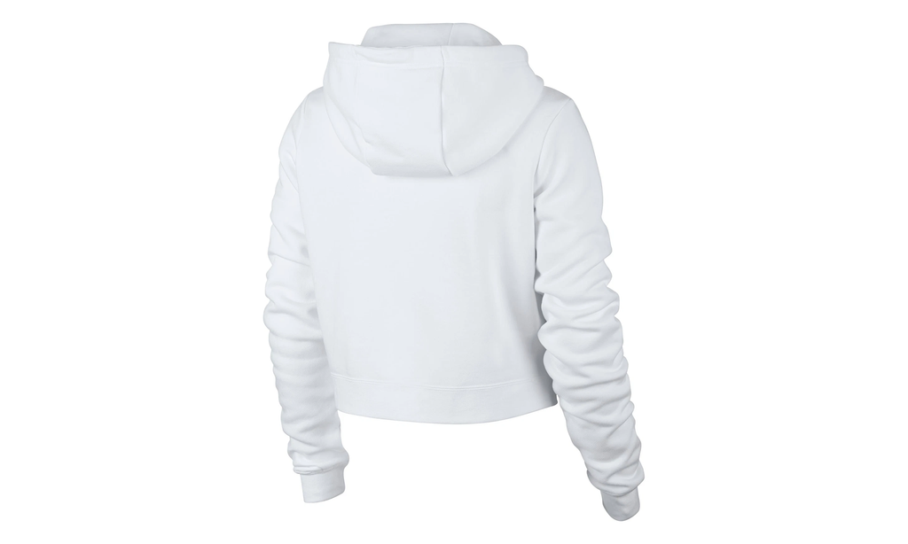 Sportswear Rally Cropped Hoodie WMNS "White" AQ9965 100