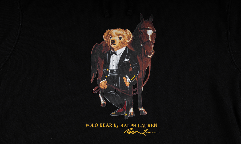 Lunar New Year Polo Bear Hoodie "Red" 710P08096001