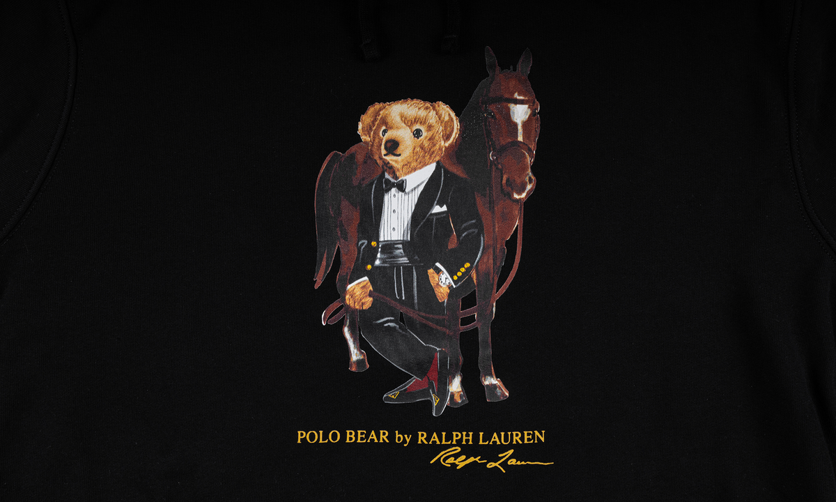 Lunar New Year Polo Bear Hoodie "Red" 710P08096001