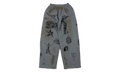 Tattoo Distressed Graphic Oversize Sweatpants "Heather Grey" 787357 TQVK1 1167