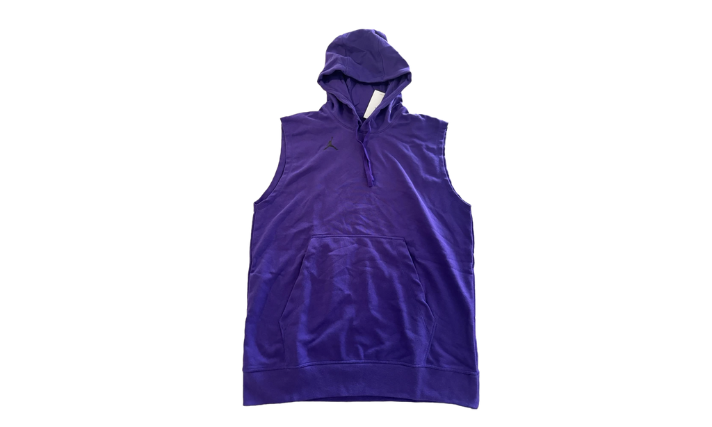Air Jordan Sleeveless Fleece French Terry Dri Fit Hoodie "Purple" DQ7946 520