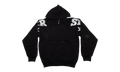 MX555 ZIP HOODIE "Black" SP5der303