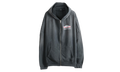 Plaza Chavarria Zip Hooligan Hoodie "Pirate Black" MUJSW017 063N 011