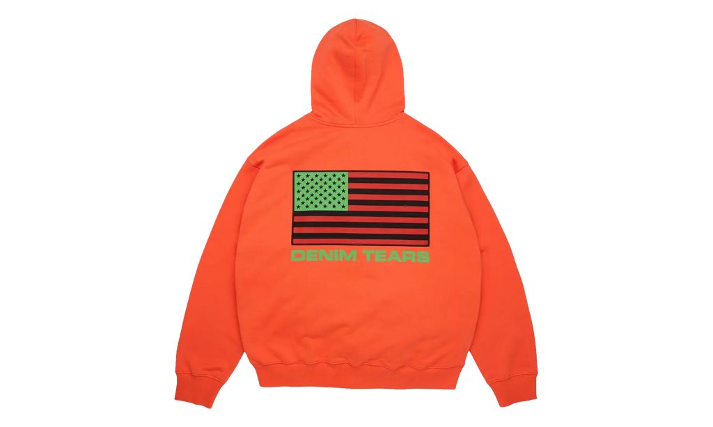 Pan African Zip Hoodie "Orange" DT918