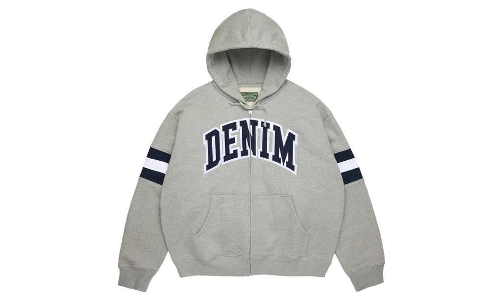DT Stripe Zip Hoodie "Grey" DT875