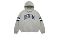 DT Stripe Zip Hoodie "Grey" DT875