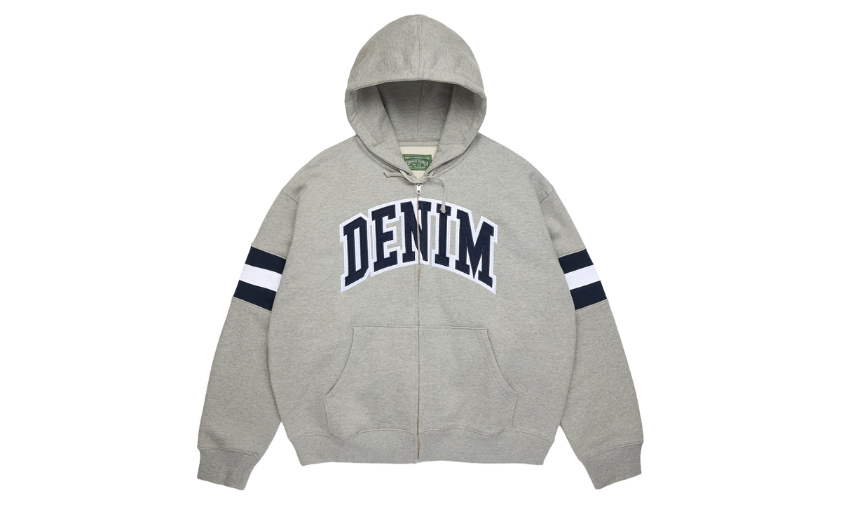 DT Stripe Zip Hoodie "Grey" DT875