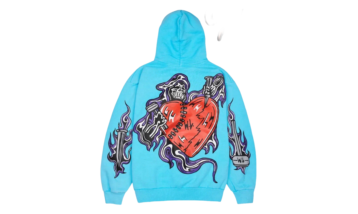 Broken Heart Reaper Hoodie "Baby Blue" WL098