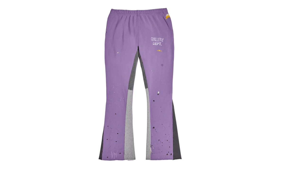 GD Logo Paint Splatter Flare Sweatpants "Purple White Multi" GDGLFSP