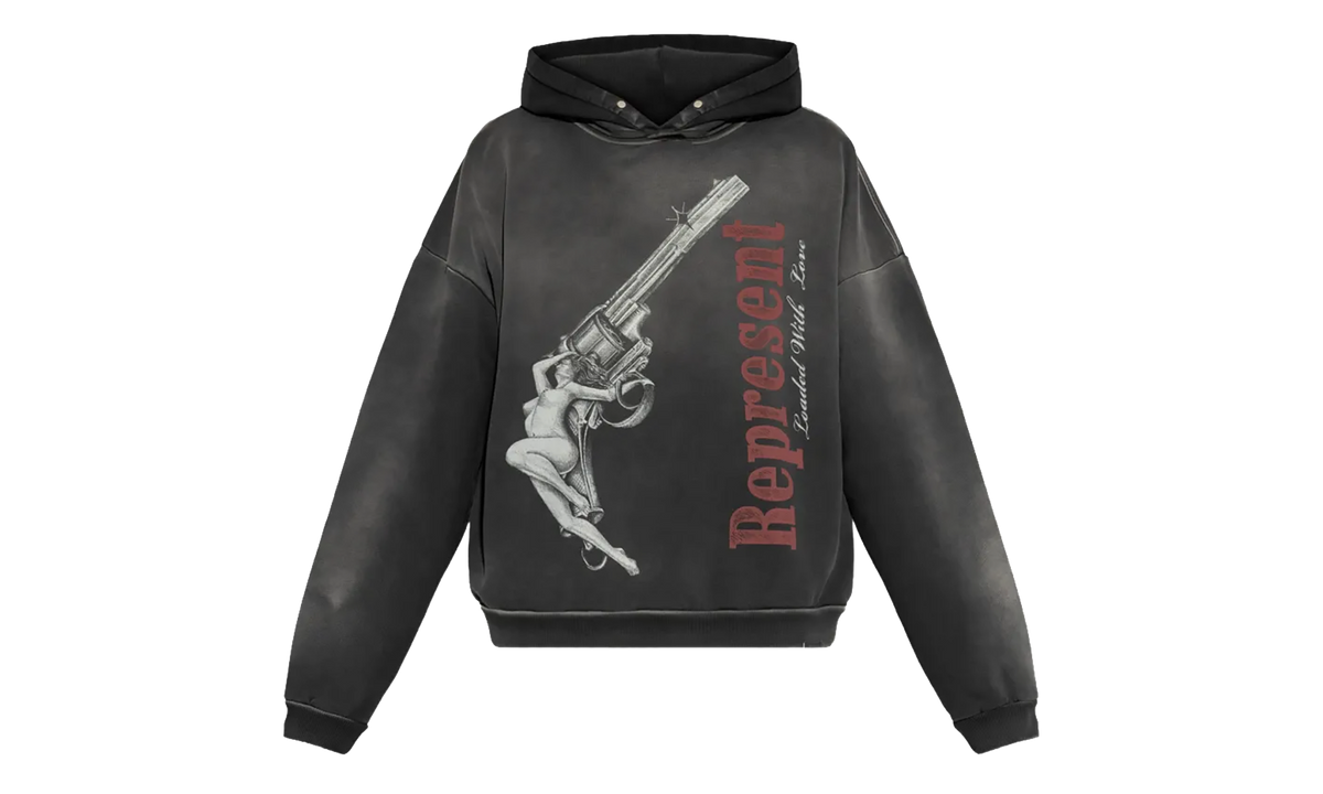 Loaded With Love Hoodie "Stained Black" MLM100686 04