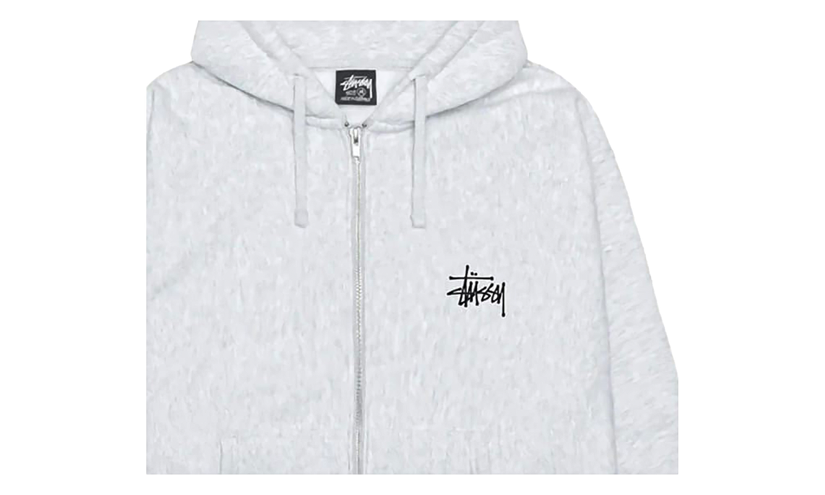 Basic Zip Hoodie "Ash Heather" 1974567 ASH