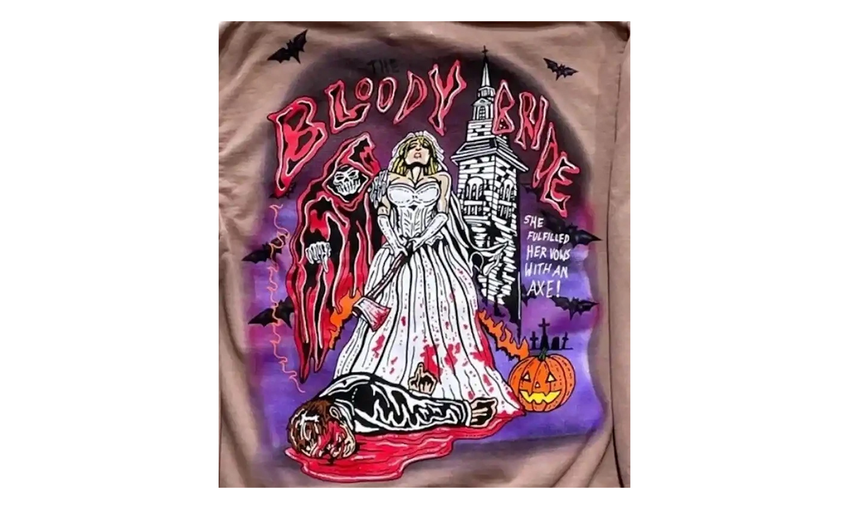 Bloody Bride Hoodie "Brown" WL100