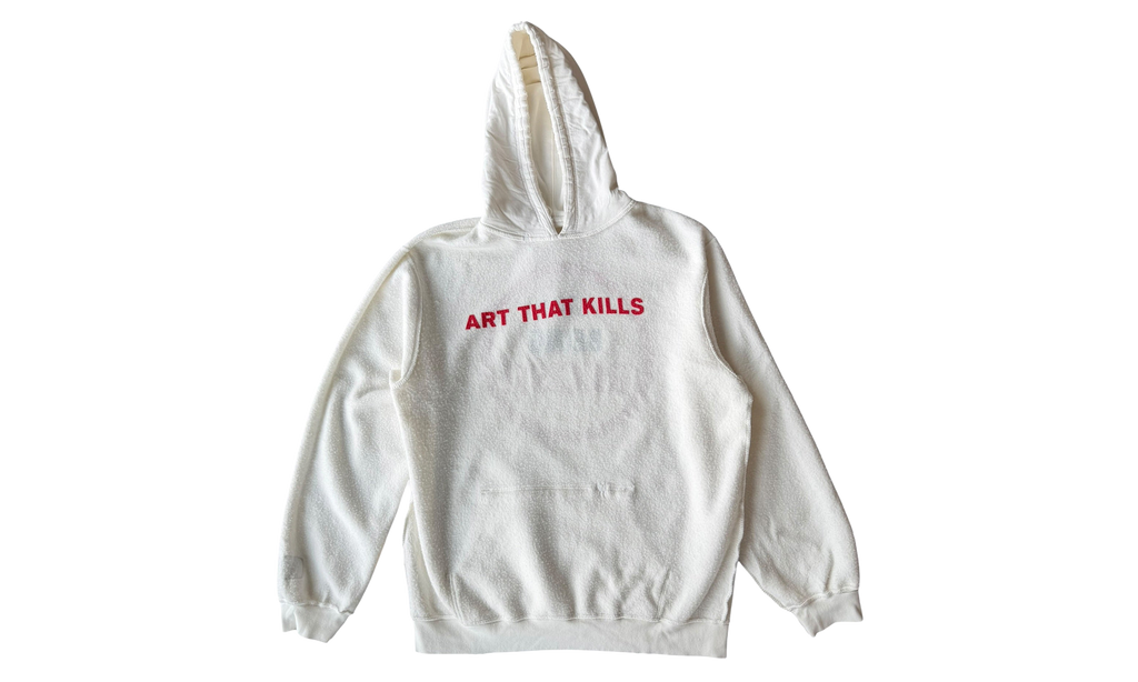 Stop Being Racist Reversible Hoodie "White" GD277