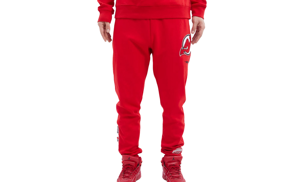 New Jersey Devils Classic Jogger Sweatpants Red "RED" HND460068 RED