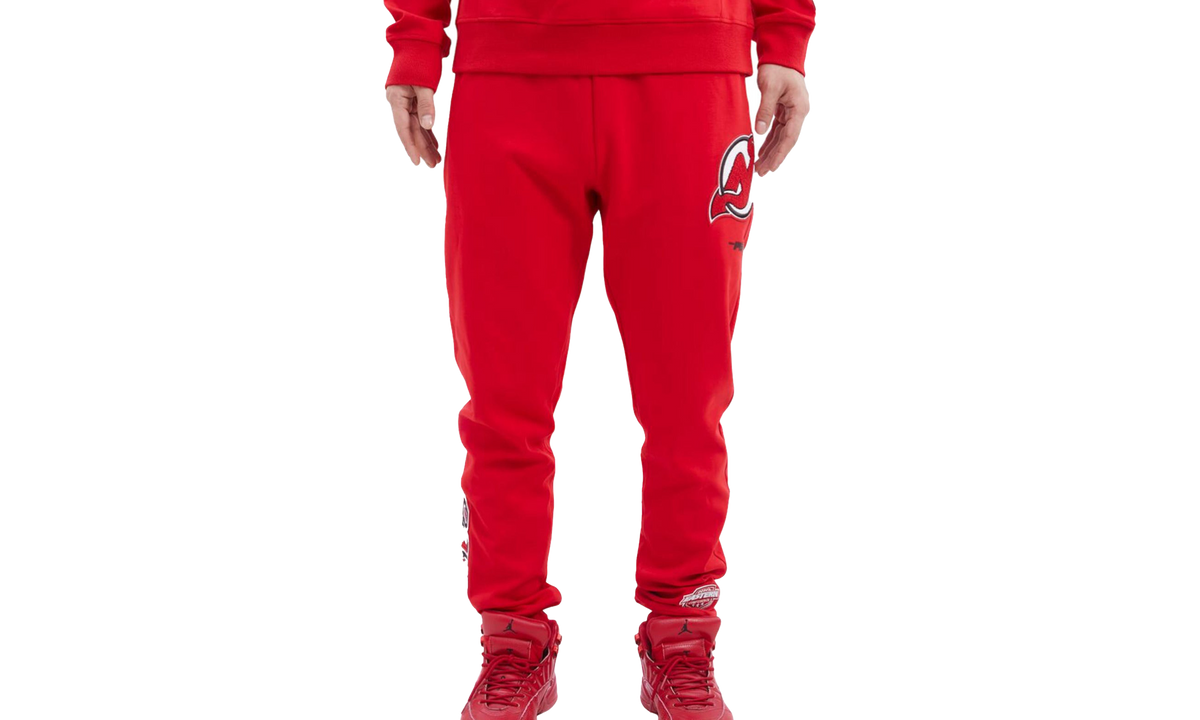 New Jersey Devils Classic Jogger Sweatpants Red "RED" HND460068 RED