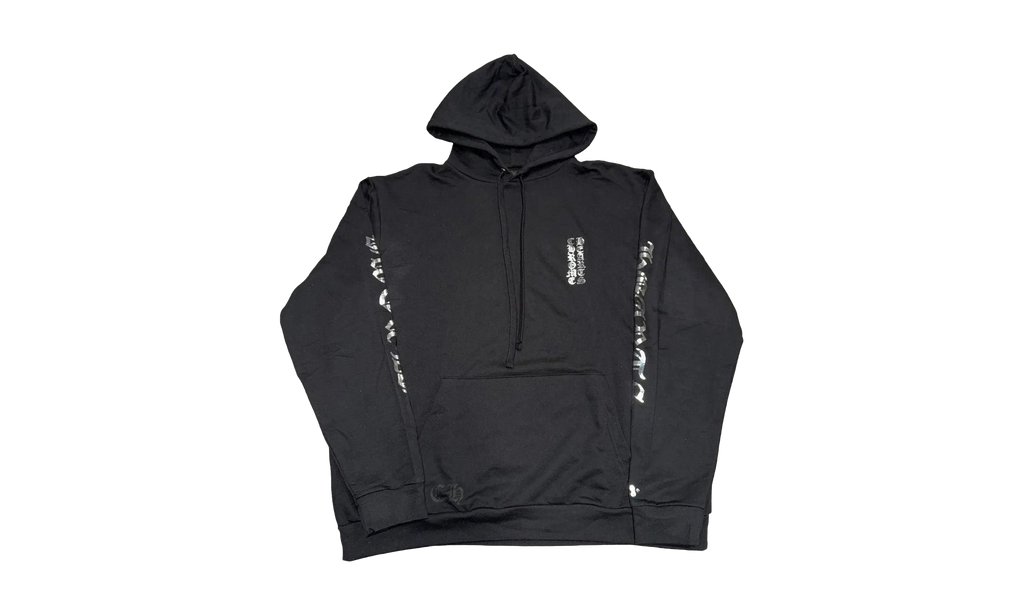 Foil Print Hoodie "Black / Silver" CHRM0283