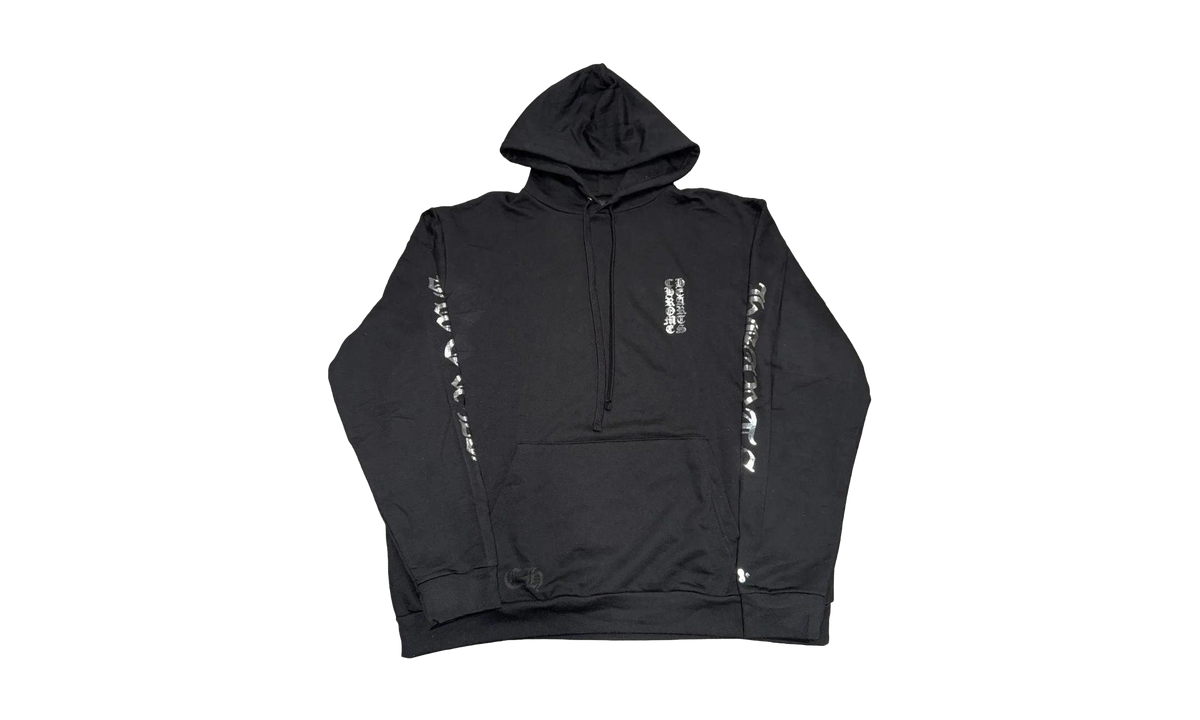 Foil Print Hoodie "Black / Silver" CHRM0283
