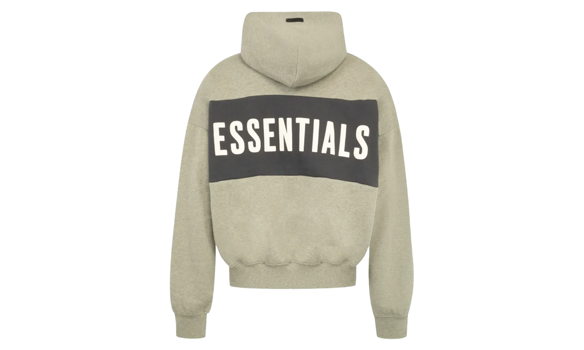 Cropped Relaxed Panelled Hoodie "Seal Heather / Iron Grey" RW00283 0135