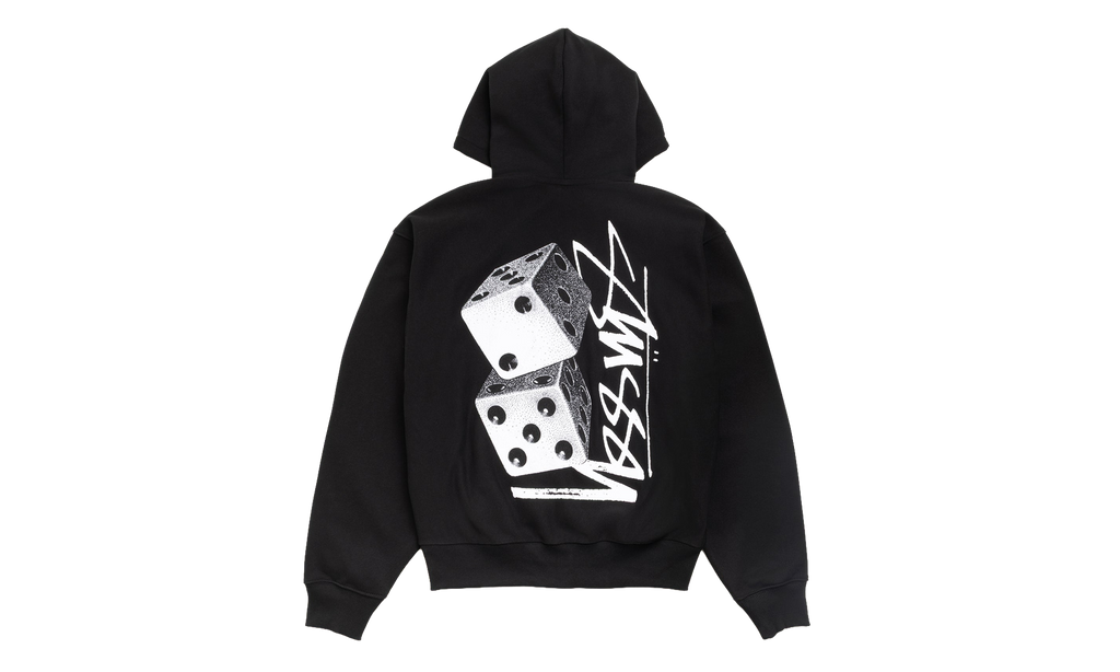 TALL DICE ZIP HOODIE "Black" STUS506
