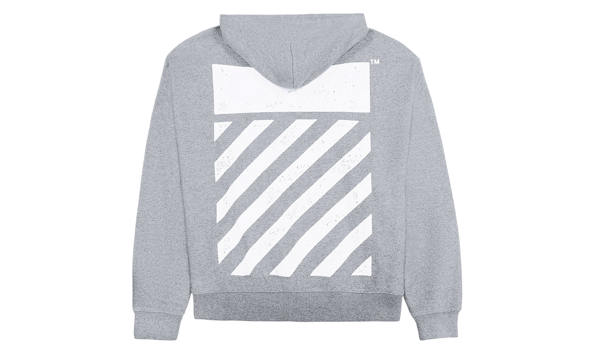 Diag Pullover Hoodie "Heather Grey" LABF26K051-HTG
