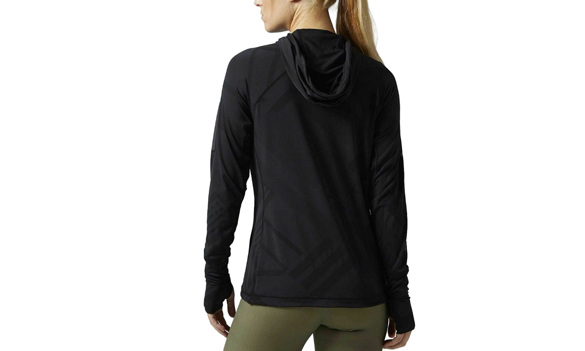 Crossfit Jacquard Longsleeve Hoodie WMNS "Black" AI9414