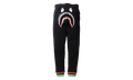 Shark Line Rib Slim Sweatpants "Black" BAPE009
