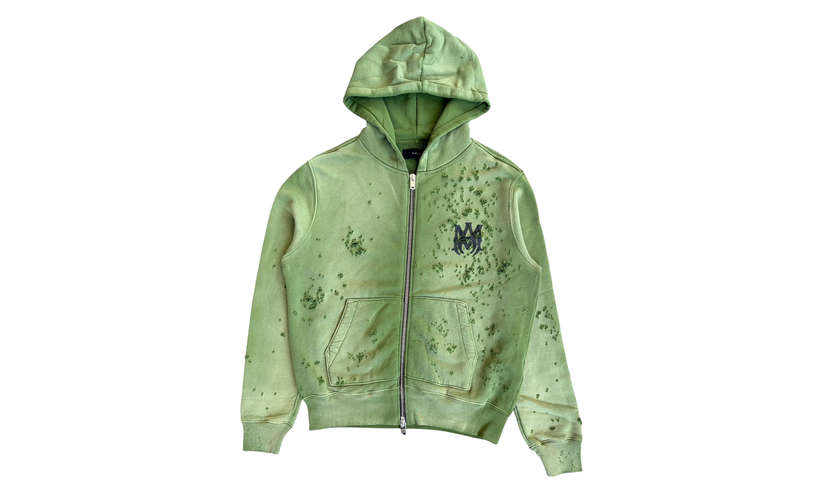Core Logo Shotgun Zip Up Hoodie "Green / Black" AMJYD1002 310
